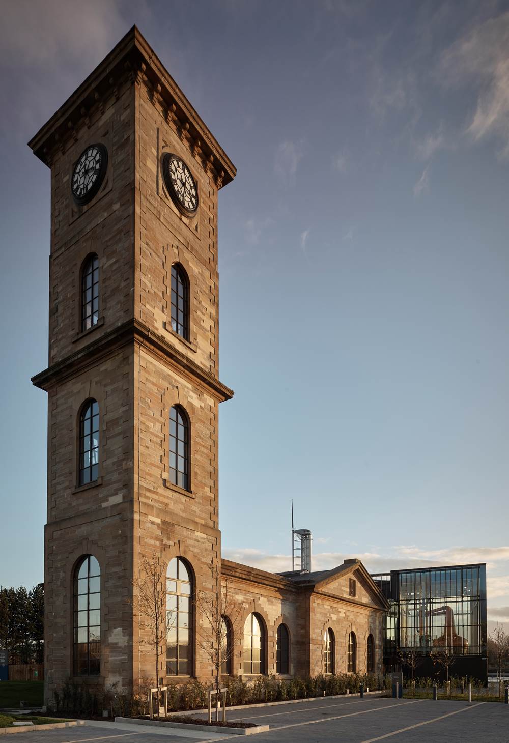 The Clydeside Distillery - the tower